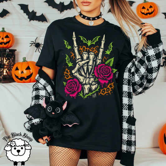 Spooky Bones Hand Tee
