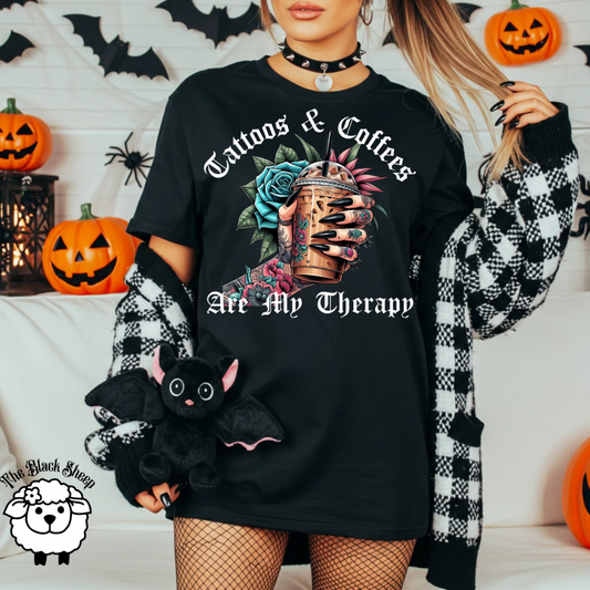 Tattoos and Coffee Tee