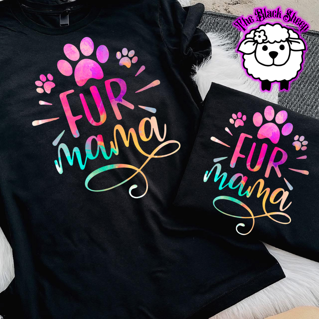Fur Mama Paw Print Shirt