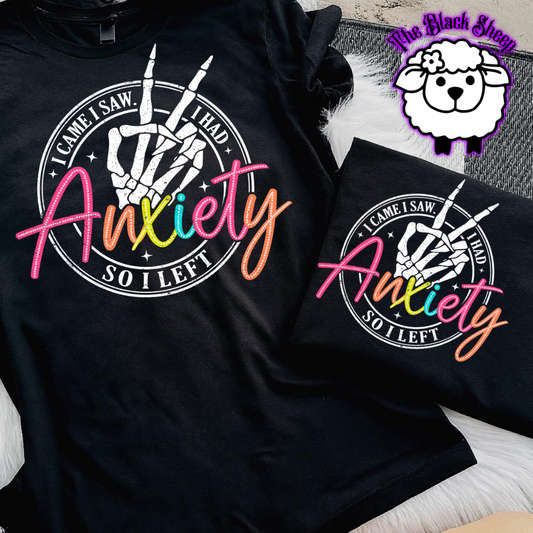 I Came, I Saw, I Had Anxiety Tee