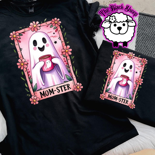 Mom-Ster Cozy Ghost Tee
