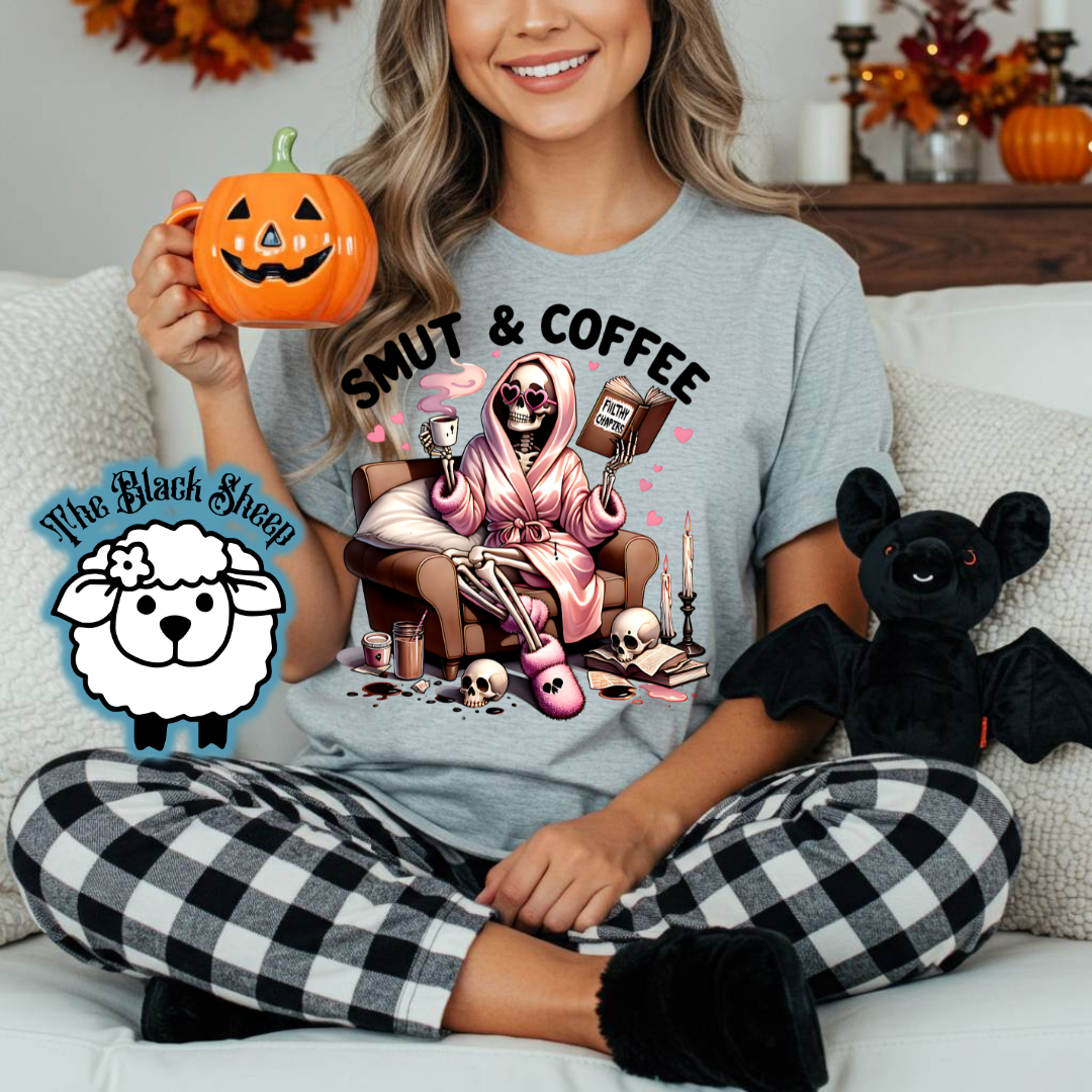 Smut & Coffee Cozy Tee