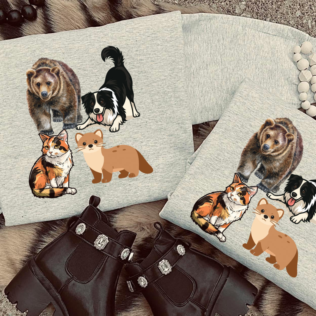 Book Animals Tank Top/ Sweater