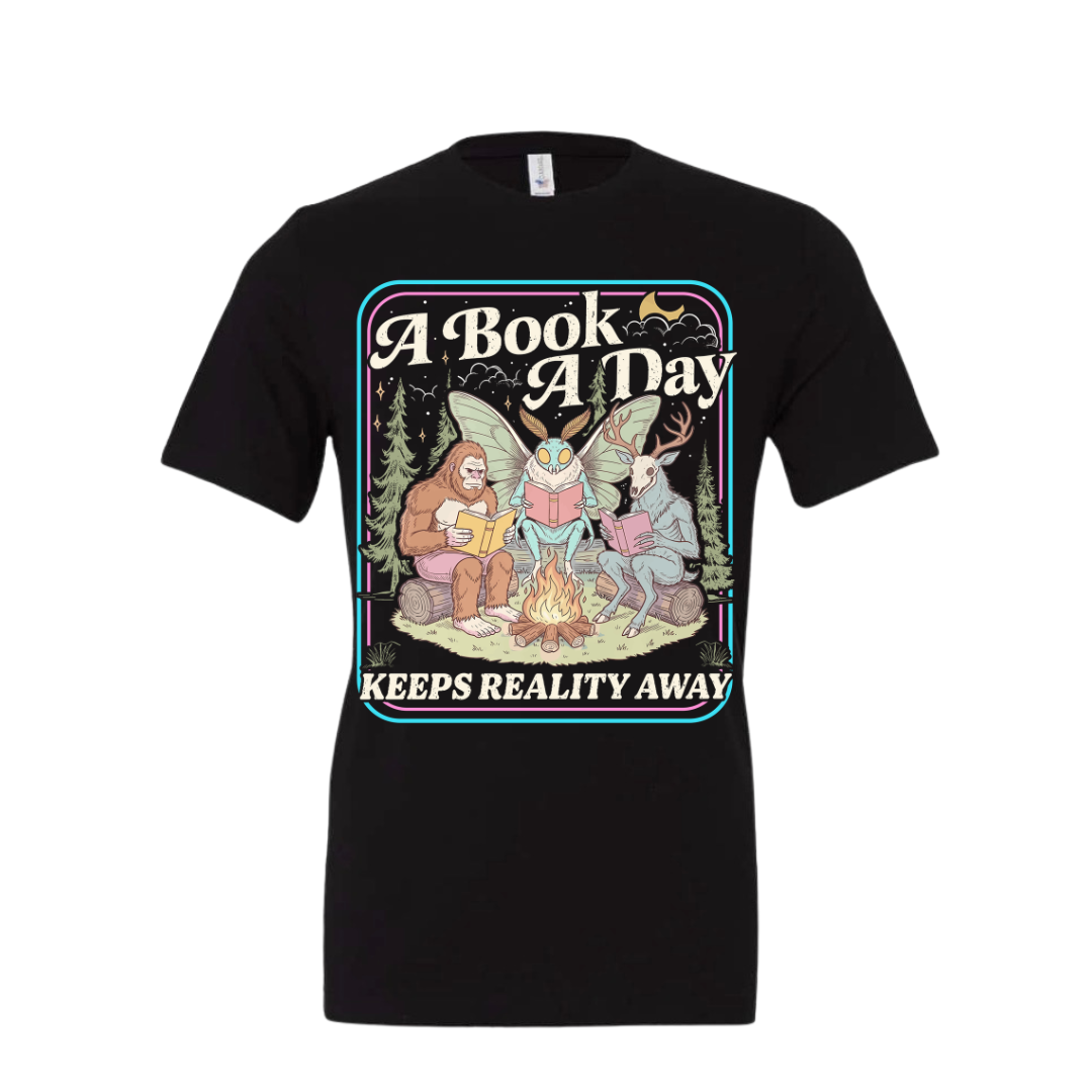 A Book A Day Keeps Reality Away Tee/Tank Top