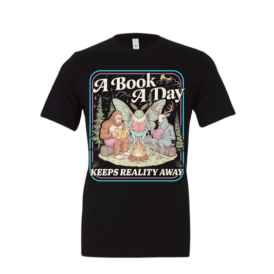 A Book A Day Keeps Reality Away Tee/Tank Top