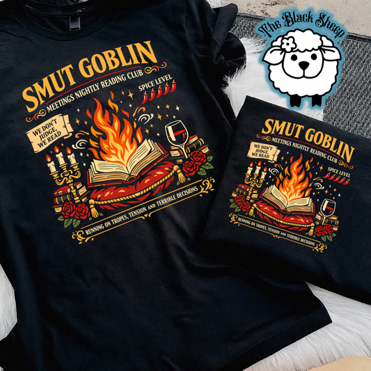 Smut Goblin Book Club Tee