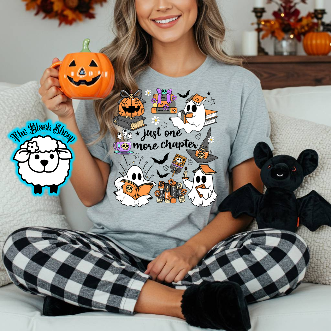 Just One More Chapter Spooky Reader Tee
