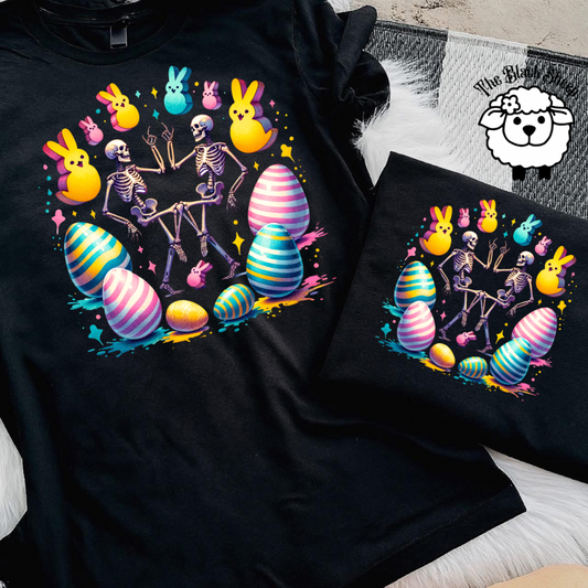 Spooky Easter Skeleton Peeps Tee