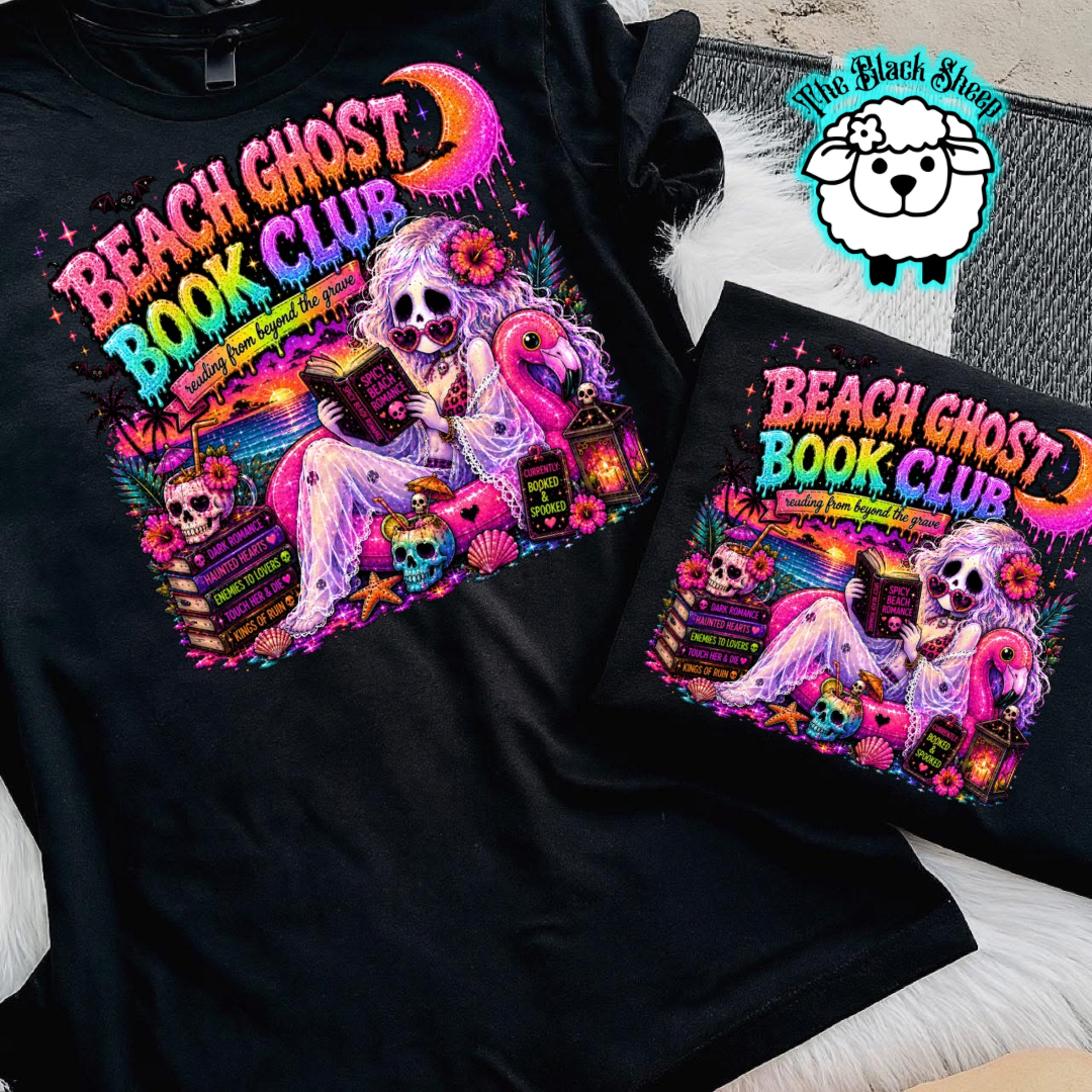 Beach Ghost Book Club Tee