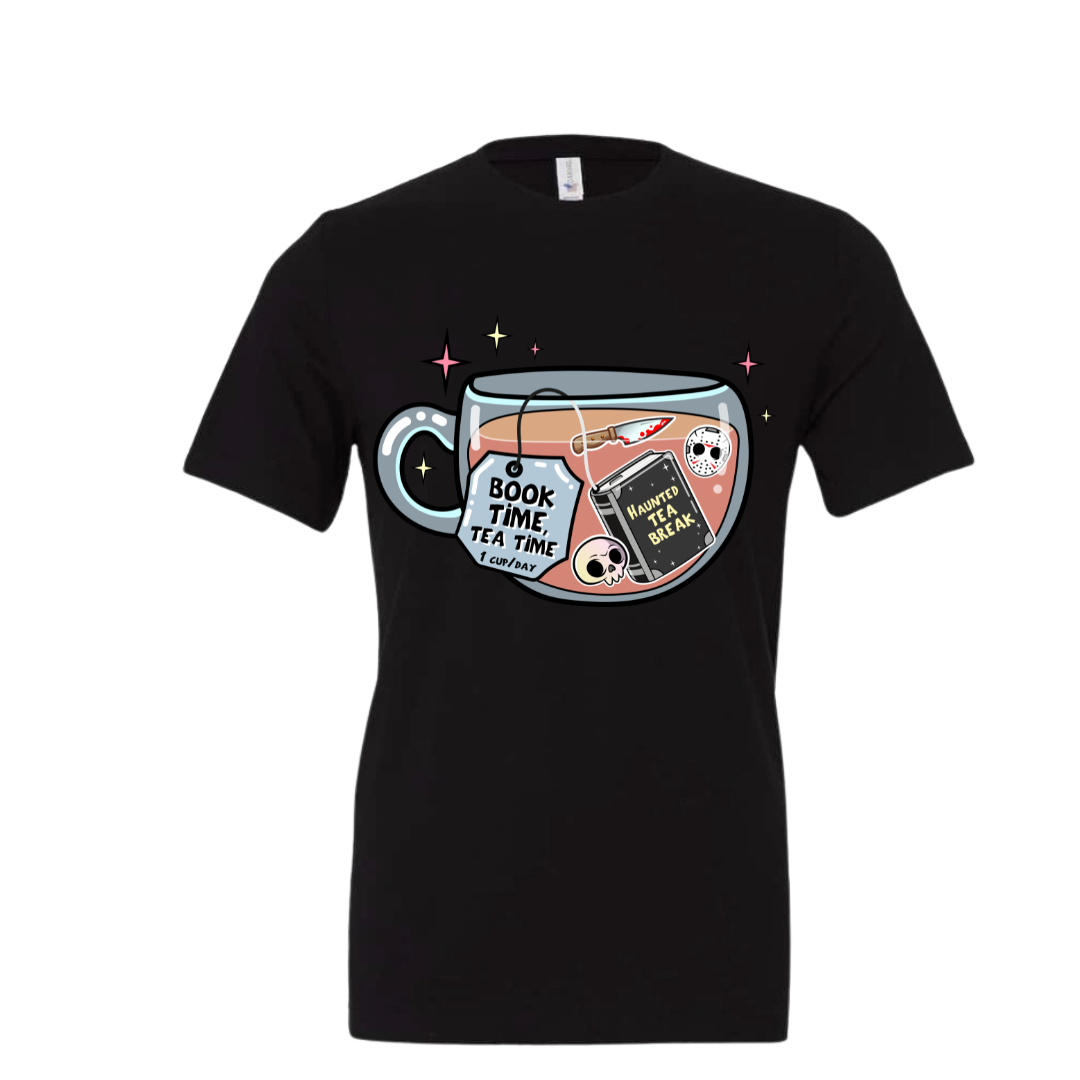 Book Time, Tea Time Tee