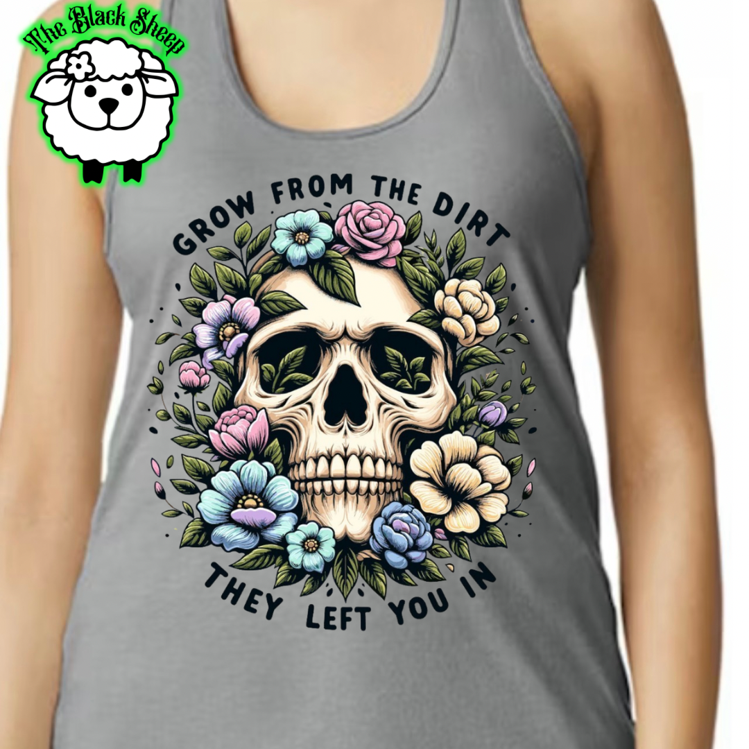 Growth & Healing Skull Tank Top