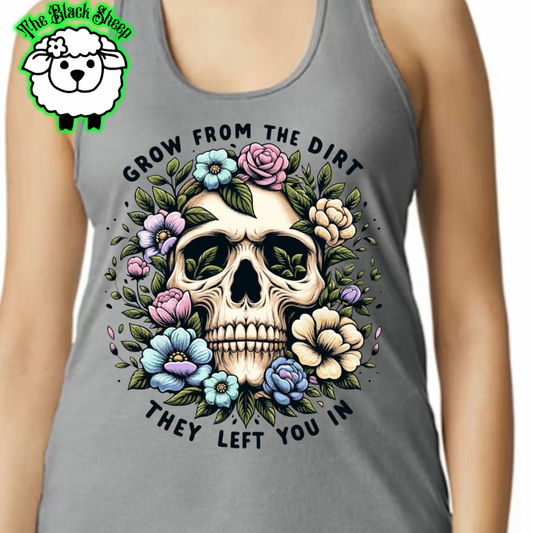 Growth & Healing Skull Tank Top