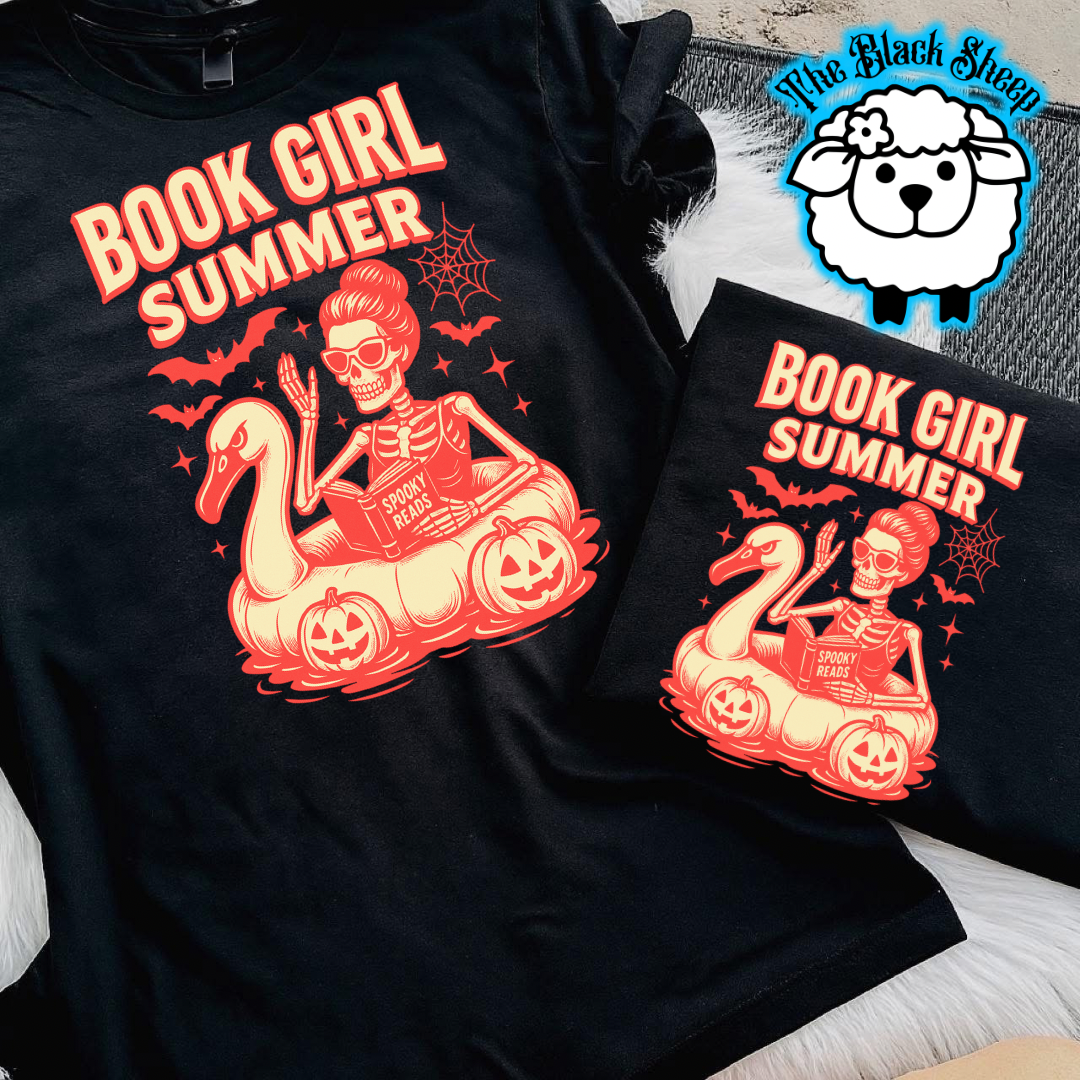 Book Girl Summer Spooky Reads Tee