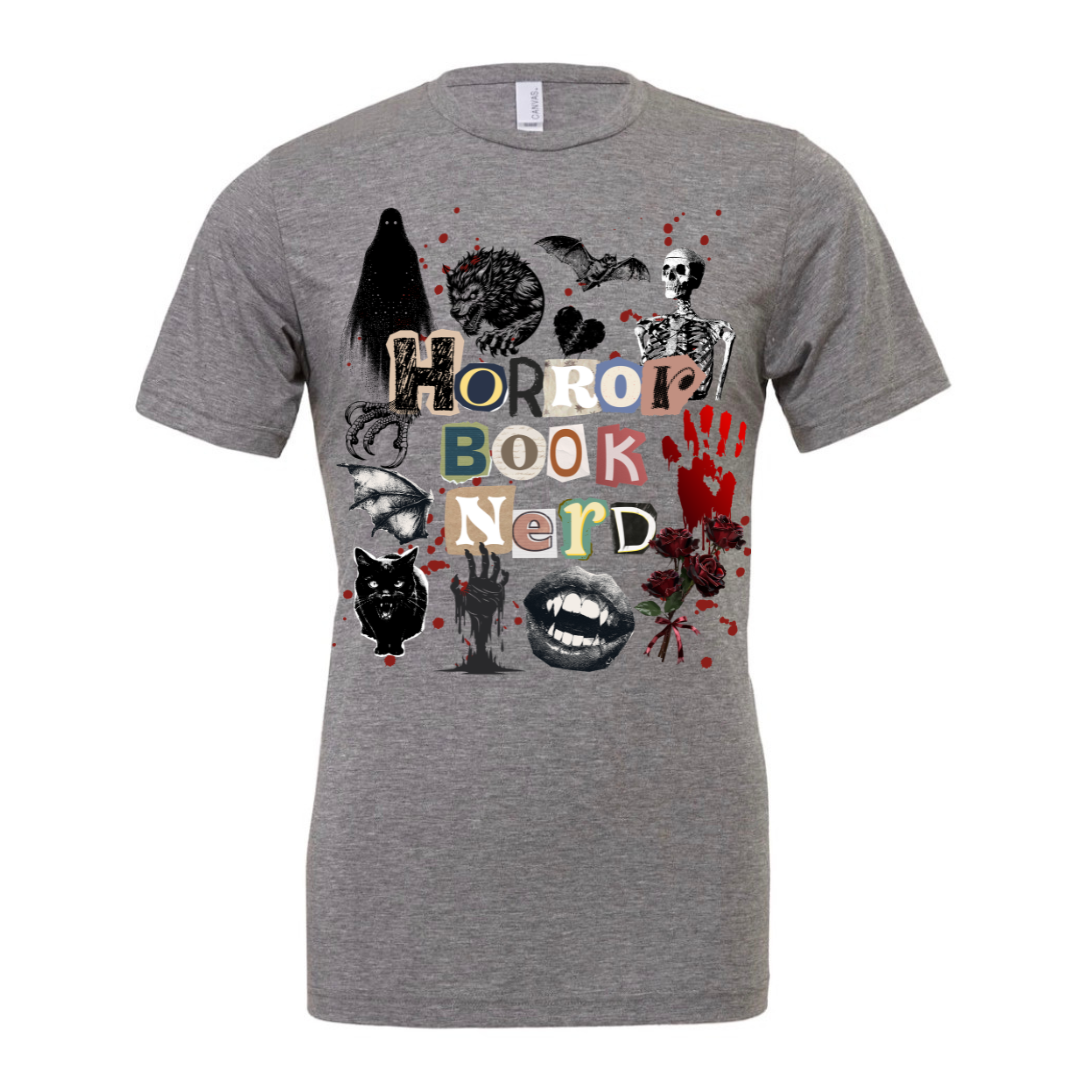 Horror Book Nerd Tee