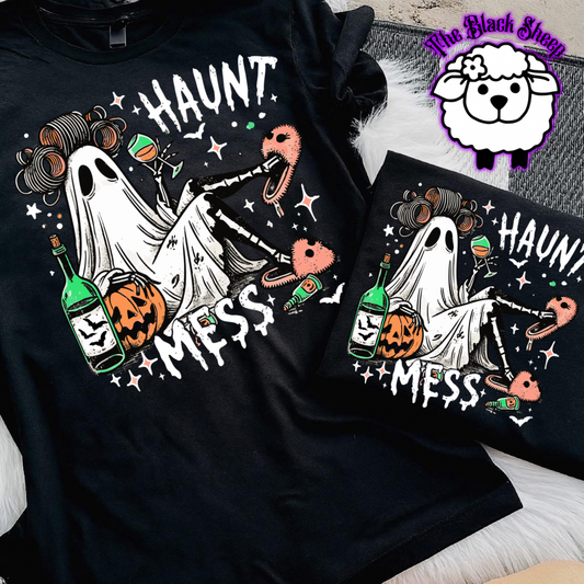 “Haunt Mess Ghost Tee”